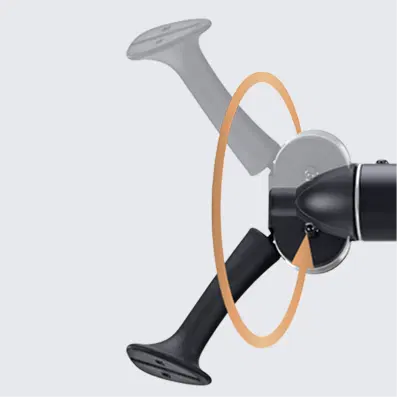 Wide Rotating Handlebar