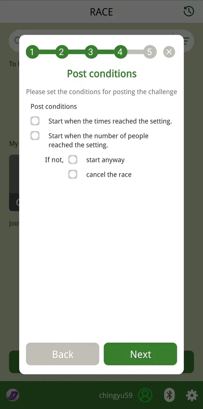 D-Fit challenge start timing