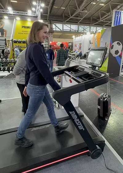Full-foldable treadmill at ISPO 2025