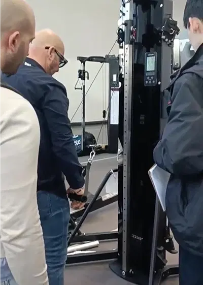 Cable machine conversation at FIBO 2025