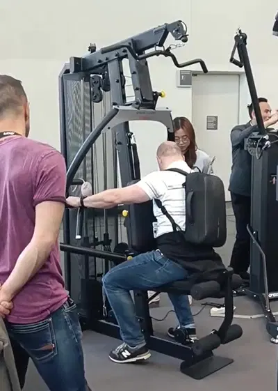 Home gym equipment at FIBO 2025