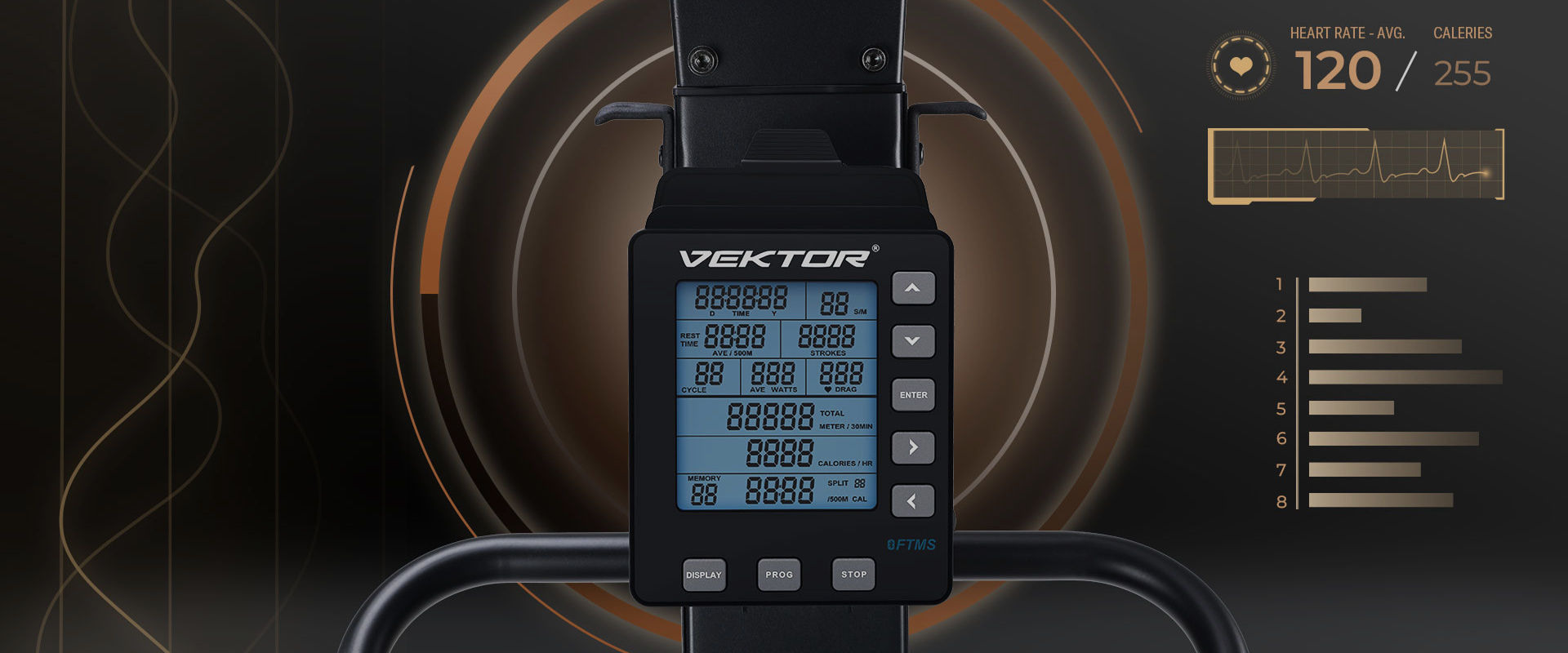 LCD Console D3 Ski Trainer