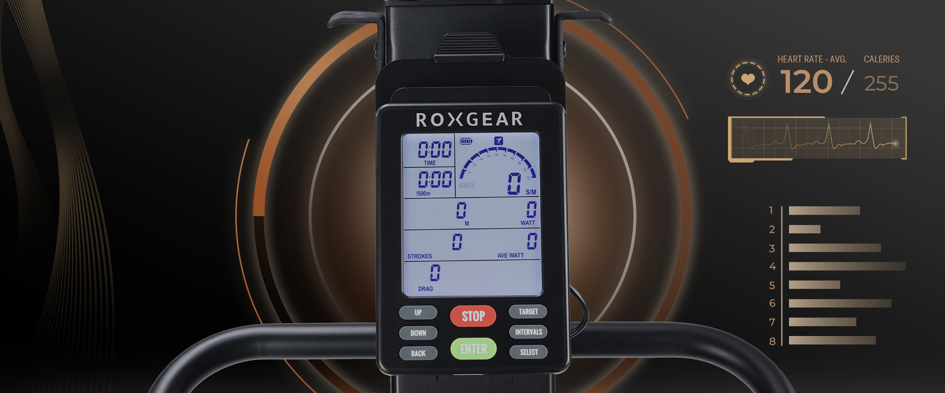 LCD Console D9 Ski Trainer