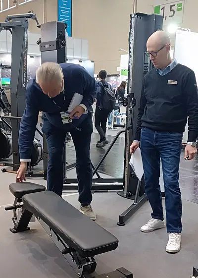 Free Gap Adjustable Bench at FIBO 2025