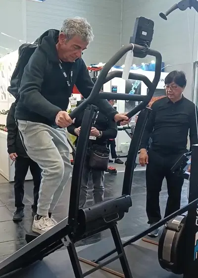 Stair Stepper demonstration at FIBO 2025
